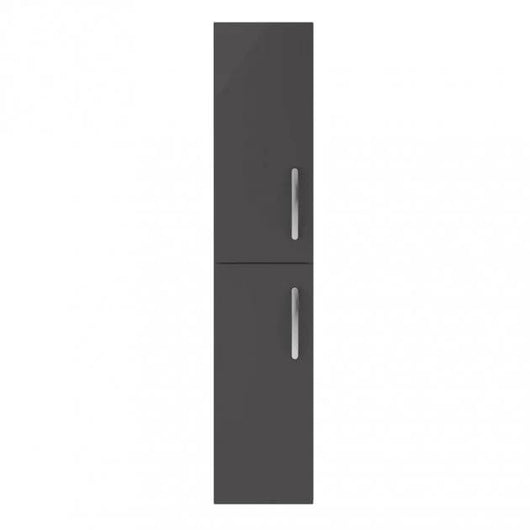  Mantello 300mm Wall Hung 2-Door Tall Unit - Gloss Grey