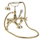 BC Designs Victrion Gold Deck Mounted Crosshead Bath Shower Mixer