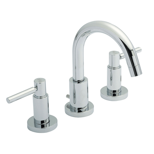  Hudson Reed Tec Lever 3-Hole Basin Mixer Tap Deck Mounted 3 Hole