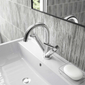 Hudson Reed Tec Lever Mono Basin Mixer Tap With Waste