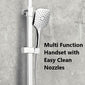Helier Square Cool Touch Exposed Rigid Riser Thermostatic Shower Set