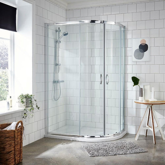  ShowerWorX Lela 1200 x 900mm Offset Quadrant Shower Enclosure - welovecouk