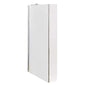 1700 x 800mm Walk-In 8mm Enclosure with Stone Shower Tray Pack