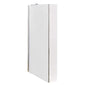 1700 x 700mm Walk-In 8mm Enclosure with Stone Shower Tray Pack