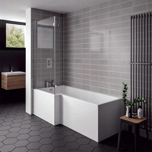  L-Shaped 1800 x 850 Shower Bath - welovecouk