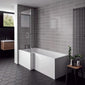 L-Shaped 1500 x 850 Shower Bath