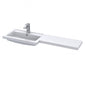 Siena 1200mm Combination Unit with 300mm Basin Unit - White