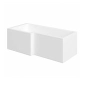 L-Shaped 1800 x 850 Shower Bath | welovecouk