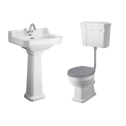  Bayswater Fitzroy 560mm Low Level Traditional Bathroom Suite - 1 Tap Hole - welovecouk