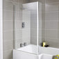Evo 1500 L Shaped Vanity Complete Shower Bathroom Suite