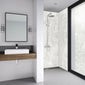Wetwall Light Stone Shower Panel - 2420 x 900mm - Clean Cut
