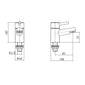 Design Single Lever Basin Pillar Taps - welovecouk