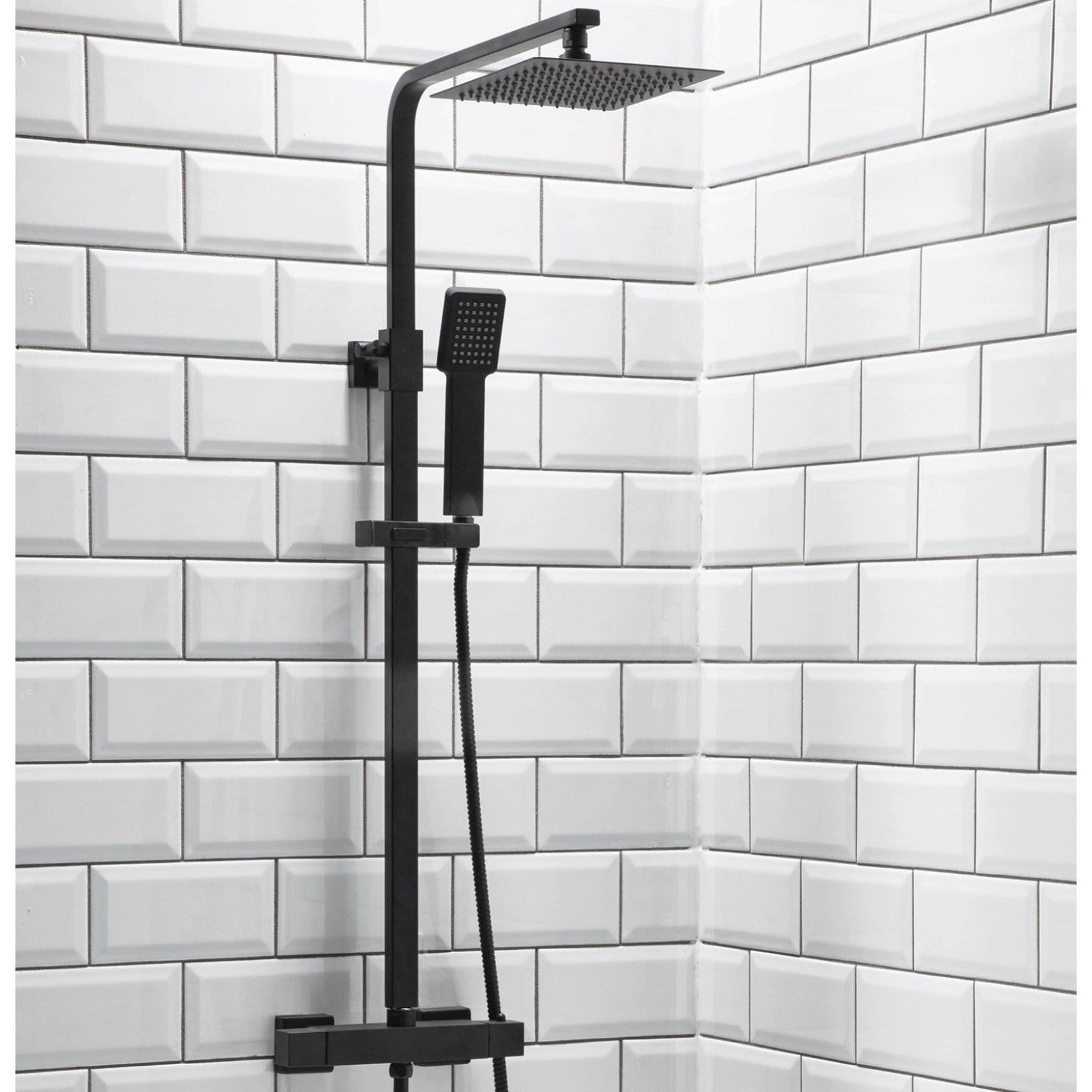square shower