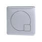 Hudson Reed Square Dual Flush Push Button - Chrome