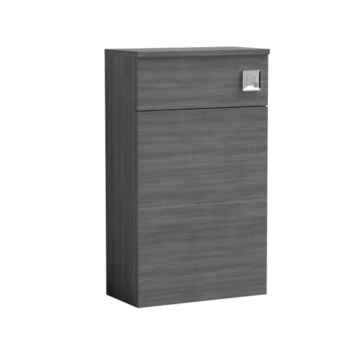  Mantello 500mm Back to Wall WC Unit - Anthracite Woodgrain