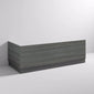 1700mm Bath Front Panel - Anthracite Woodgrain