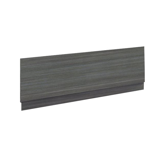  Hudson Reed Fusion 1700mm Bath Front Panel & Plinth - Anthracite Woodgrain