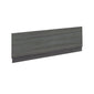 1700mm Bath Front Panel - Anthracite Woodgrain