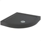 760 x 760mm Quadrant Stone Grey Slate Easy Plumb Shower Tray