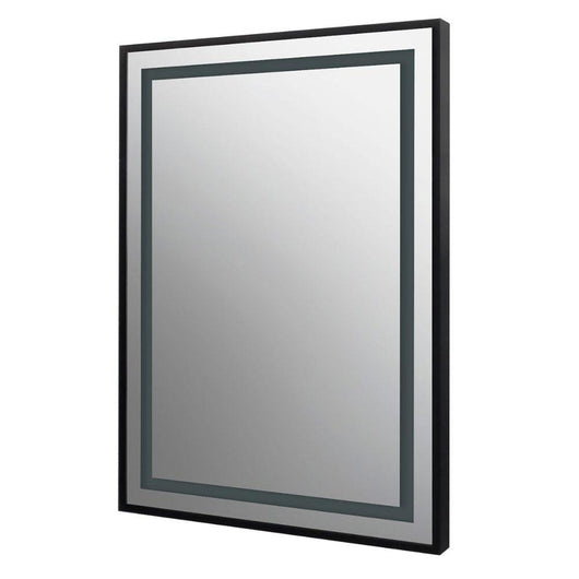  Darcy Wall Mounted Black Framed LED Mirror - welovecouk