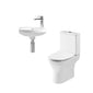 Aria Rimless Close Coupled Toilet with Melbourne 450mm Cloakroom Basin