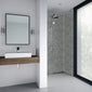 Wetwall Modern Stone Shower Panel - 2420 x 900mm - Clean Cut