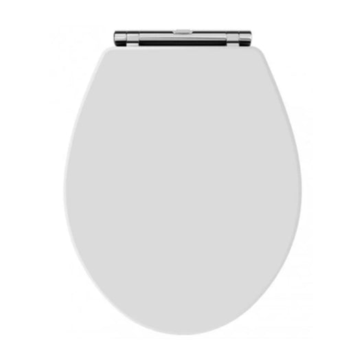  Richmond Soft Close Toilet Seat Chrome Hinges - White