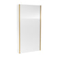 Serene 1800 L-Shaped Brushed Brass Vanity Complete Bathroom Suite