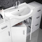 Nuie Mayford 550mm Floorstanding Basin Vanity Unit - White