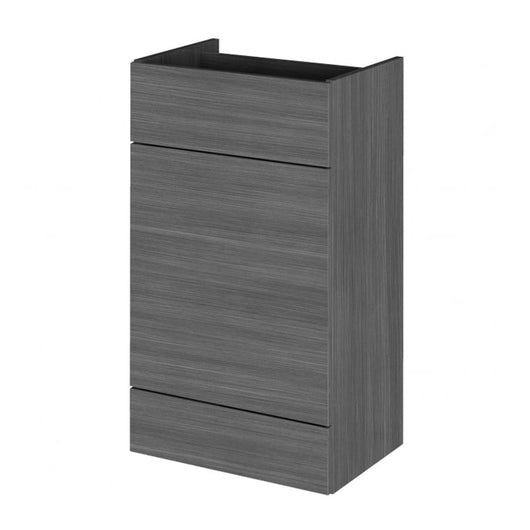  Hudson Reed Fusion 500mm WC Unit - Anthracite Woodgrain