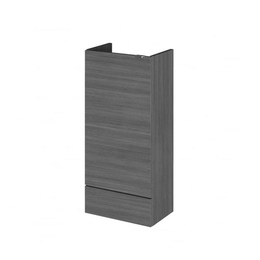  Hudson Reed Fusion 400mm Base Unit - Compact - Anthracite Woodgrain