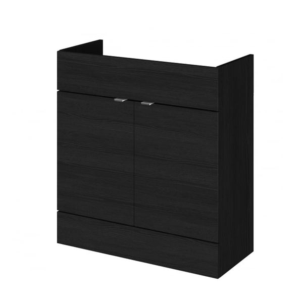 Hudson Reed Fusion 800mm Vanity Unit - Charcoal Black | welovecouk