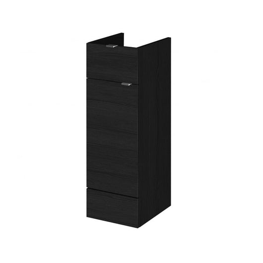  Hudson Reed Fusion 300mm Drawer Lined Unit - Charcoal Black