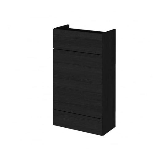  Hudson Reed Fusion 500mm WC Unit - Compact - Charcoal Black