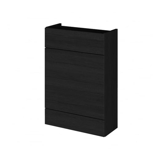  Hudson Reed Fusion 600mm WC Unit - Compact - Charcoal Black