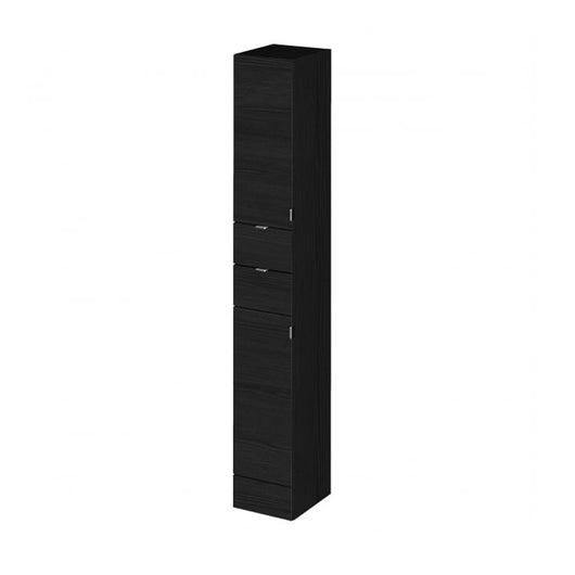  Hudson Reed Fusion 300mm Tall Unit - Charcoal Black