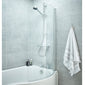Curved P-Shaped Bath Screen - welovecouk