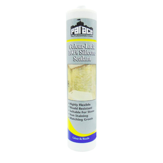  Palace Colour-Lock 100% Silicone Sealant 295ml - Sterling Silver
