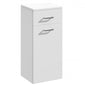 Floorstanding 1350mm White Basin Vanity Storage Unit Set