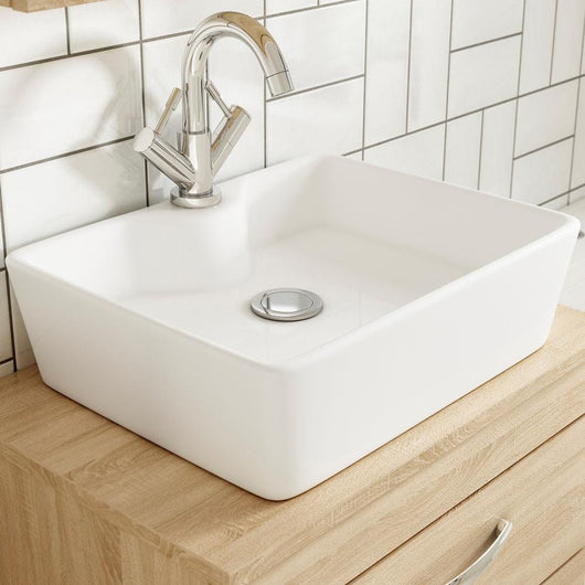  Rectangular Countertop Basin 480mm Wide - welovecouk