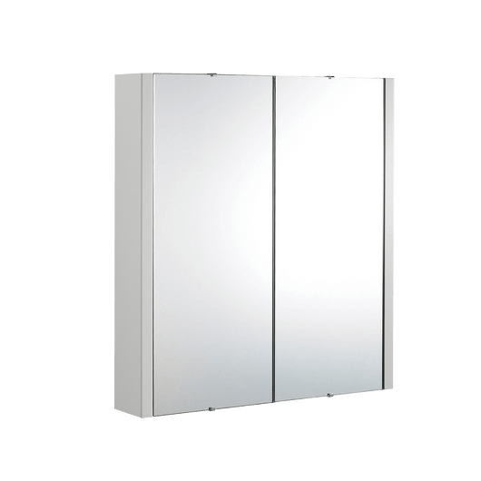 Pride 600 Mirrored 2 Door Cabinet - Grey Mist