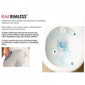 RAK Resort Maxi Rimless Comfort Height Back to Wall Toilet & Soft Close Seat - 665mm