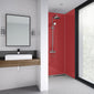 Wetwall Red Gloss Shower Panel - 2420 x 900mm - Clean Cut