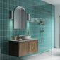 Showerwall Acrylic 1200mm x 2400mm Panel - Vertical Tile Teal