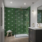 Showerwall Acrylic 1200mm x 2400mm Panel - Starlight Emerald