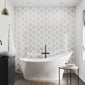 Showerwall Acrylic 1200mm x 2400mm Panel - Scallop Marble