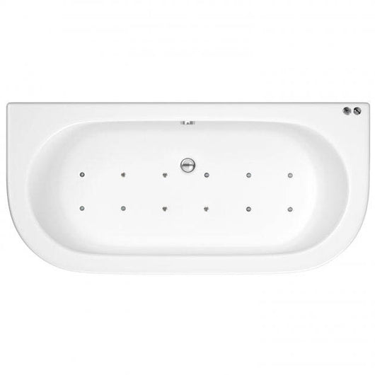  Curved Back To Wall 1700 12 Jet Air Spa Bath