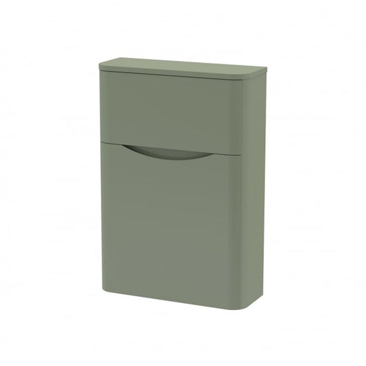  Nuie Lunar 550mm Back to Wall WC Unit - Satin Green