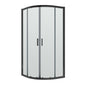ShowerWorX Atlantic Black 800mm Quadrant Enclosure 1000mm Eden Grey Combination Bathroom Suite