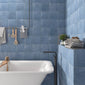 Cut Sample: Darling Indigo Porcelain Square Tile - welovecouk